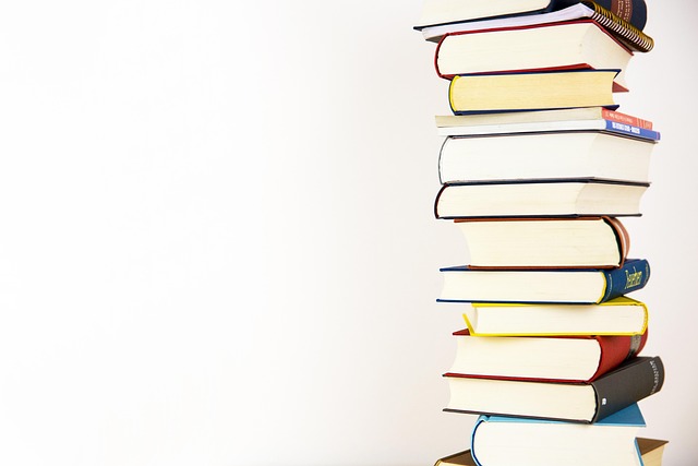 reference library with meditation and mindfulness texts